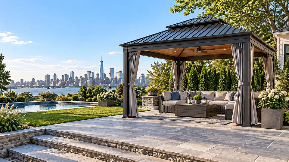 Generated hardtop gazebo visual